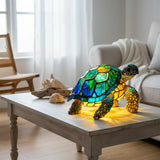 Smaragd - Lampe en vitraux