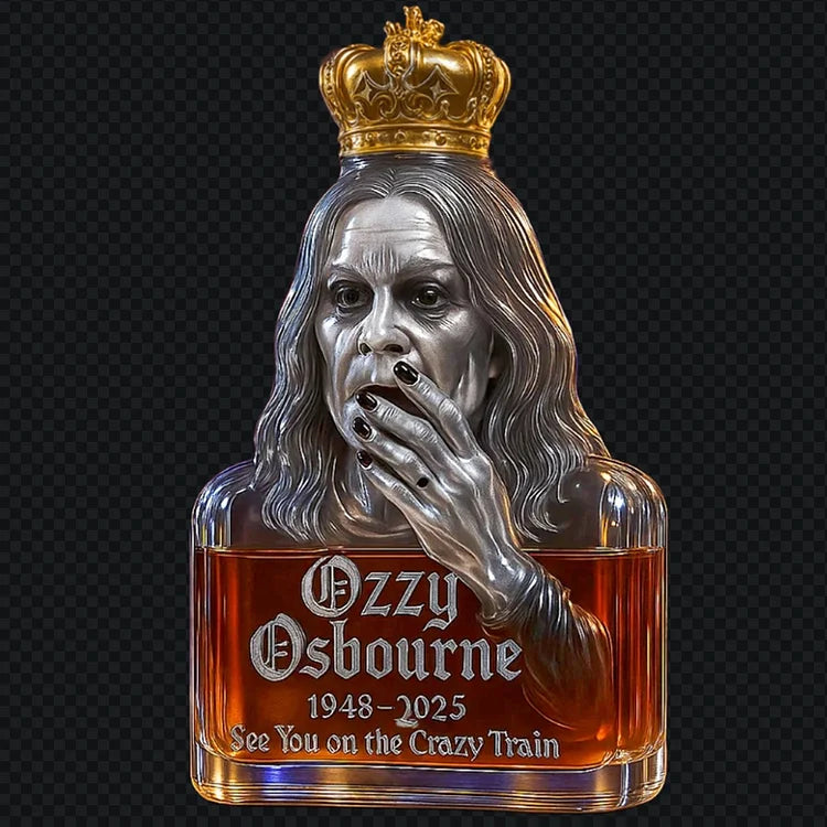 Ozzy Nous nous verrons dans le train fou de Whiskey bouteille