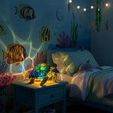 Smaragd - Lampe en vitraux