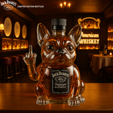 Bouteille de whisky comique en forme de chien