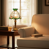 TULISSE | LAMPE EN VITRAIL FAITE À LA MAIN