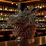 Carafe à whisky en forme de tête de dragon
