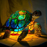 Smaragd - Lampe en vitraux