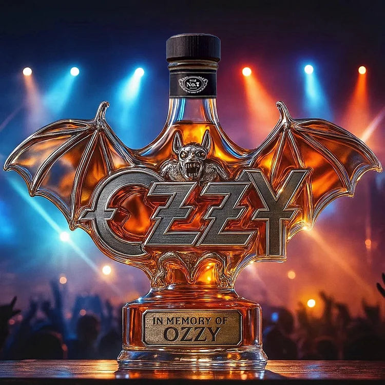 En mémoire d'Ozzy Osbourne Bouteille de Whiskey