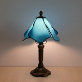 BLUERIS | LAMPE CLASSIQUE AVEC ABAT-JOUR EN PÉTALE