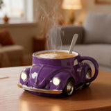 BEETLEBREW | Tasse violette avec motif de voiture