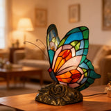 BUTTERGLOW | Lampe en verre faite à la main avec un papillon