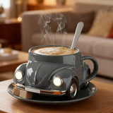 GREYBREW | Mug en céramique avec motif de voiture