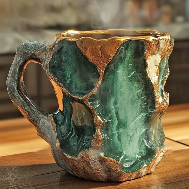 Tasses à café en cristal de minéraux