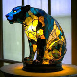 Baghíra - Lampe en Vitrail