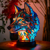 Akéla - Lampe en vitraux