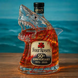 Édition limitée de la bouteille de whiskey Shark Jaws Anniversary