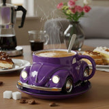 BEETLEBREW | Tasse violette avec motif de voiture