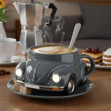 GREYBREW | Mug en céramique avec motif de voiture