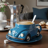 BLUEMUG | Tasse bleue avec motif de voiture