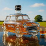 Bouteille de whiskey rétro en forme de voiture Cooper