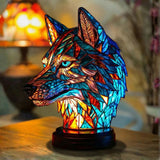 Akéla - Lampe en vitraux