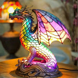 Dráček - Lampe en Vitrail